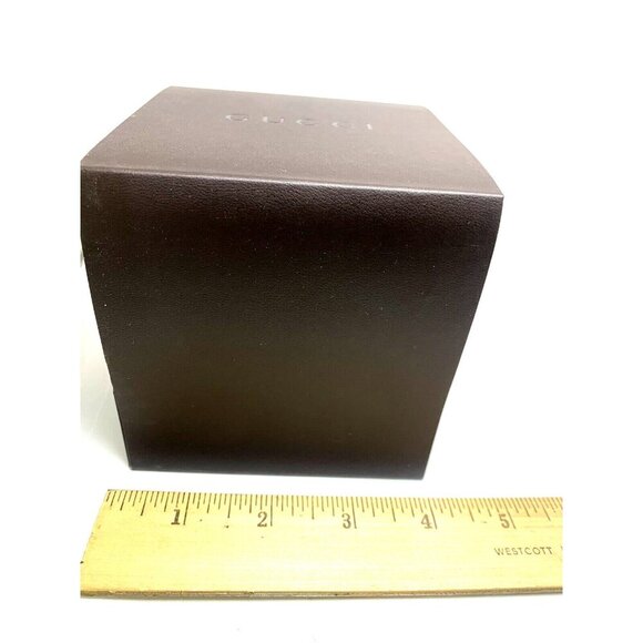 Gucci Watch Box Presentation Brown Cardboard Display Gift Empty - Picture 8 of 12